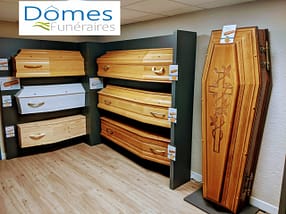 Cercueil inhumation crémation Articles funéraires - Dômes funéraires - Chamalières